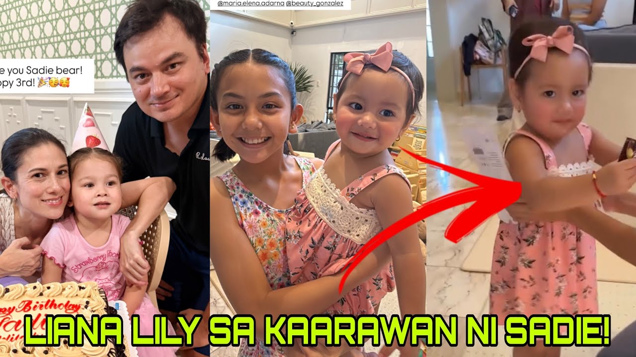 Anak ni Ellen Adarna na si Liana Lily DUMALO sa Kaarawan ng anak ni Bianca King na si Sadie.
