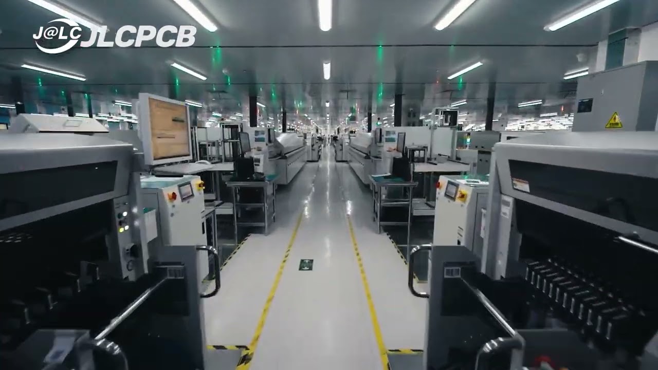 Have a look at the JLCPCB SMT Production Line for PCBA - JLCPCB PCBA Journey 1