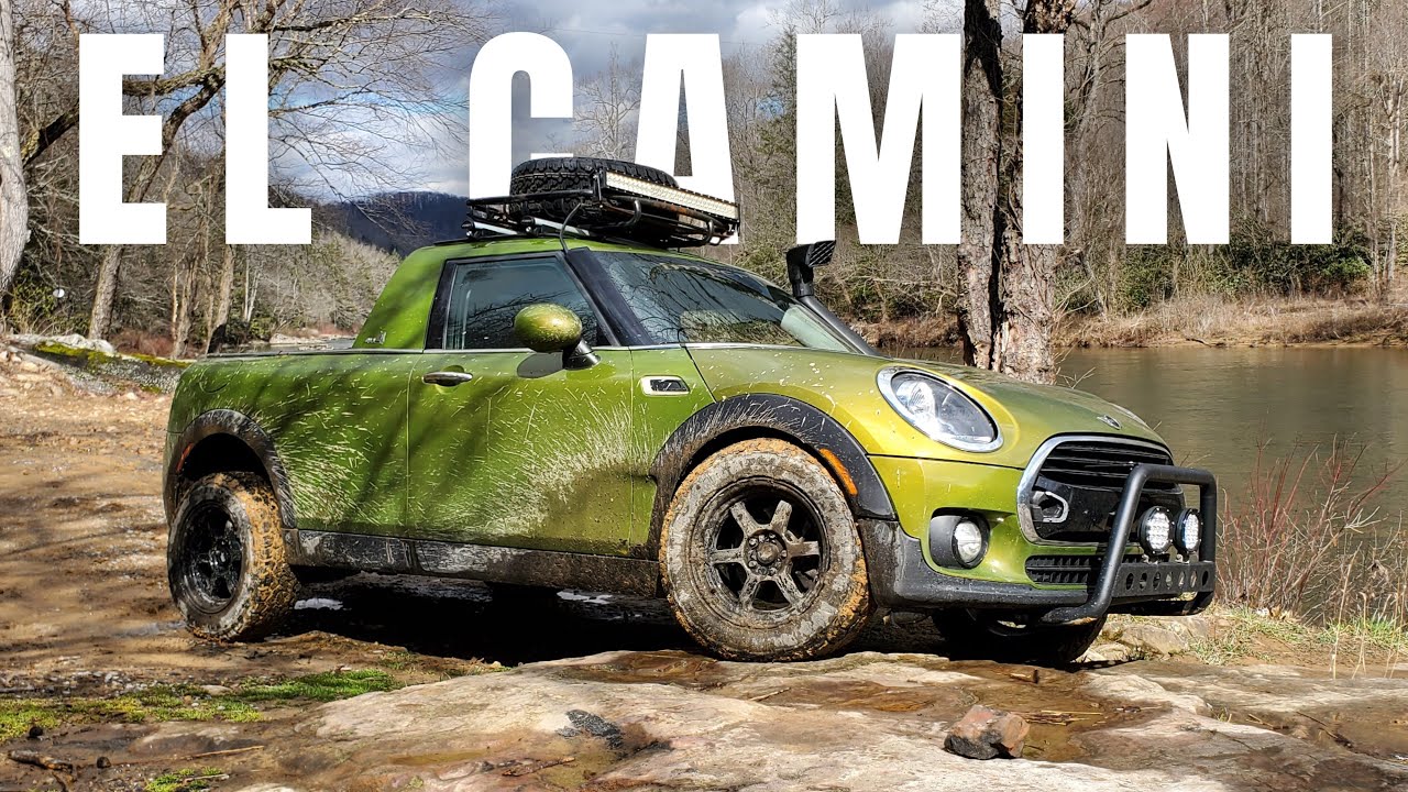 SOMEONE BUILT A MINI COOPER PICKUP