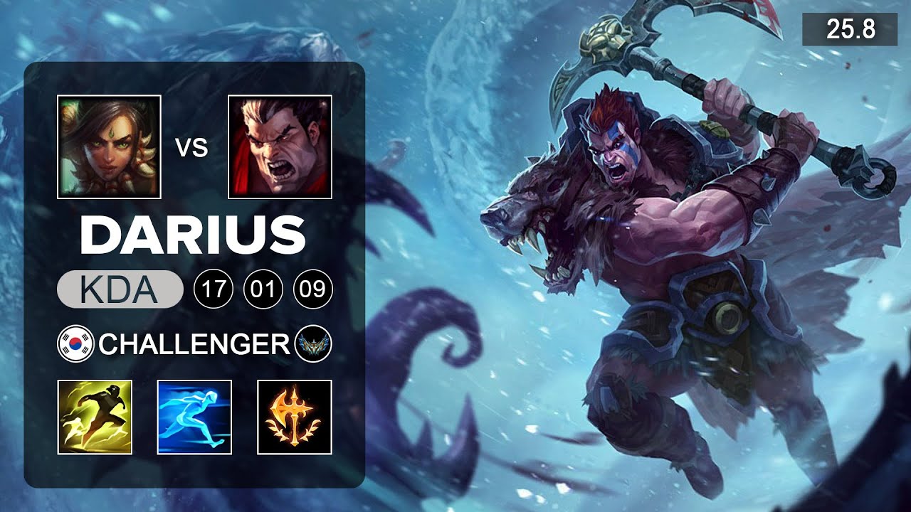 Darius vs Nidalee Top - KR Challenger - Patch 25.7 Season 15
