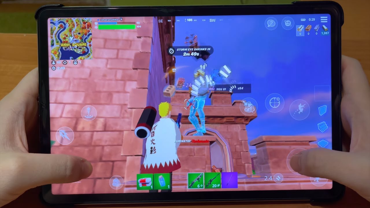 Fortnite Chapter 4 on Xiaomi pad 5 Gameplay (Tablet Android)