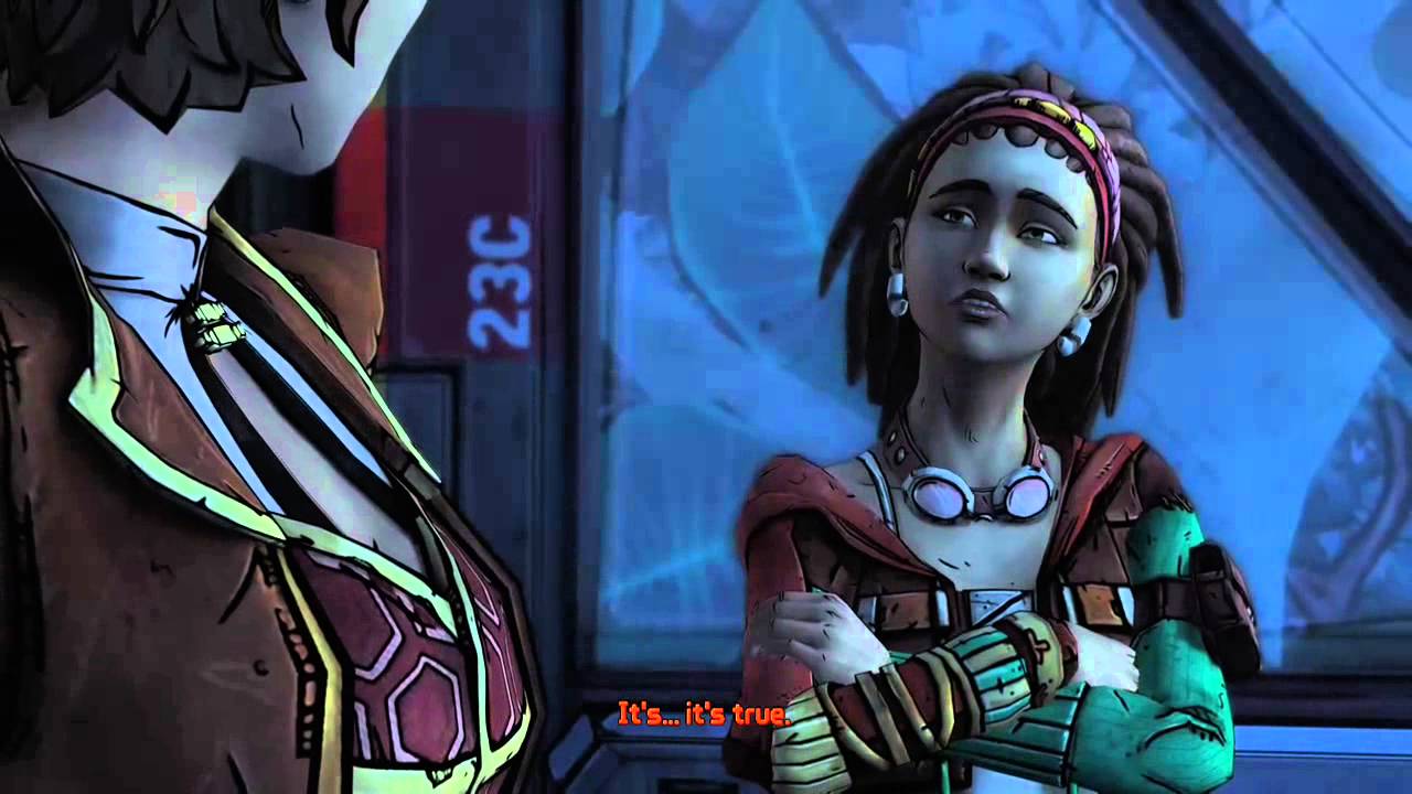 Tales from the Borderlands Sasha punches Rhys 