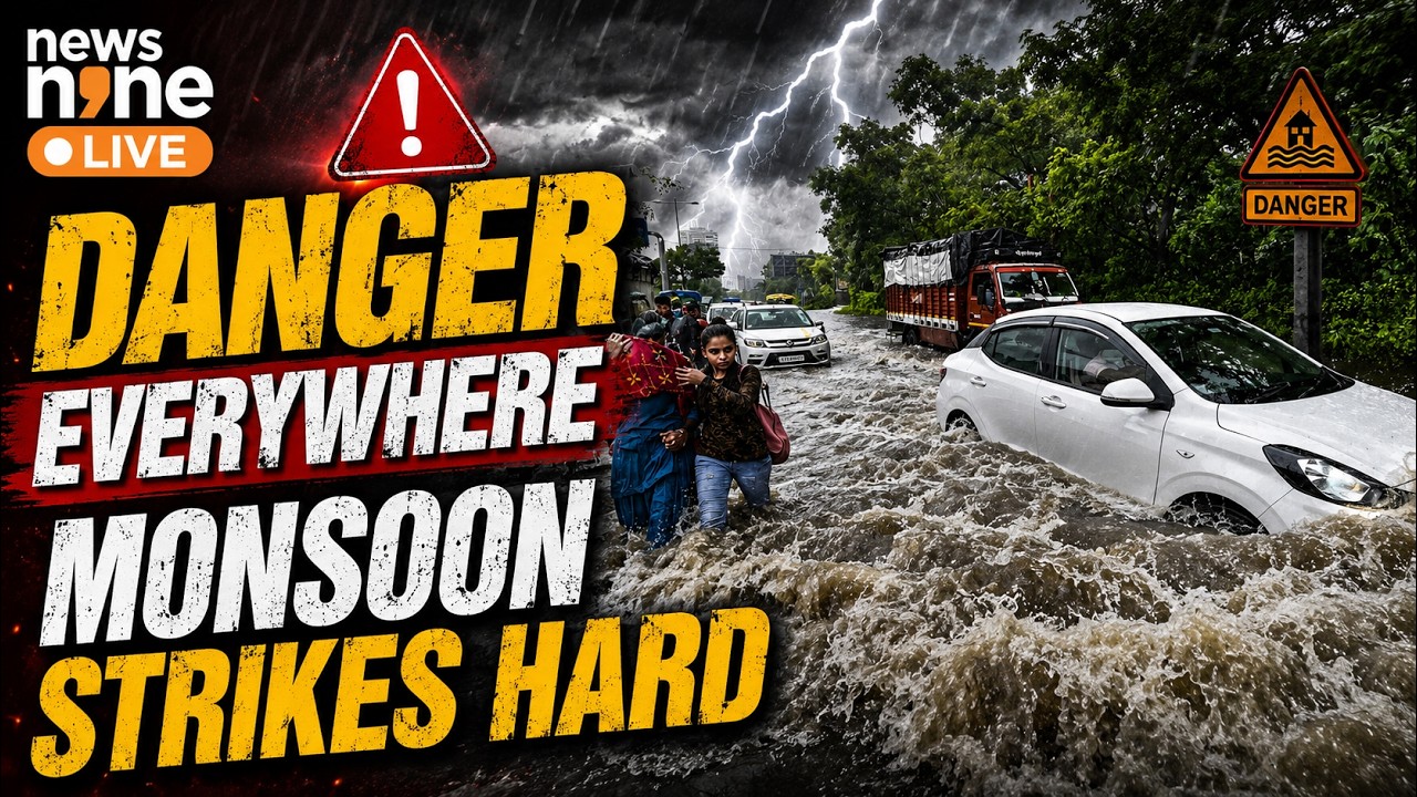 Monsoon 2026 : Maharashtra & Gujarat Battled By Floods, IMD Issues Red Alert | News9