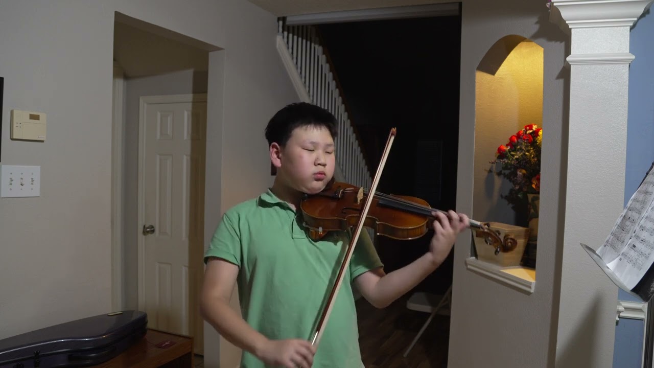 Lalo Symphonie espagnole,Op 21 4th  Mvt.  Violin Solo Ethan Liu