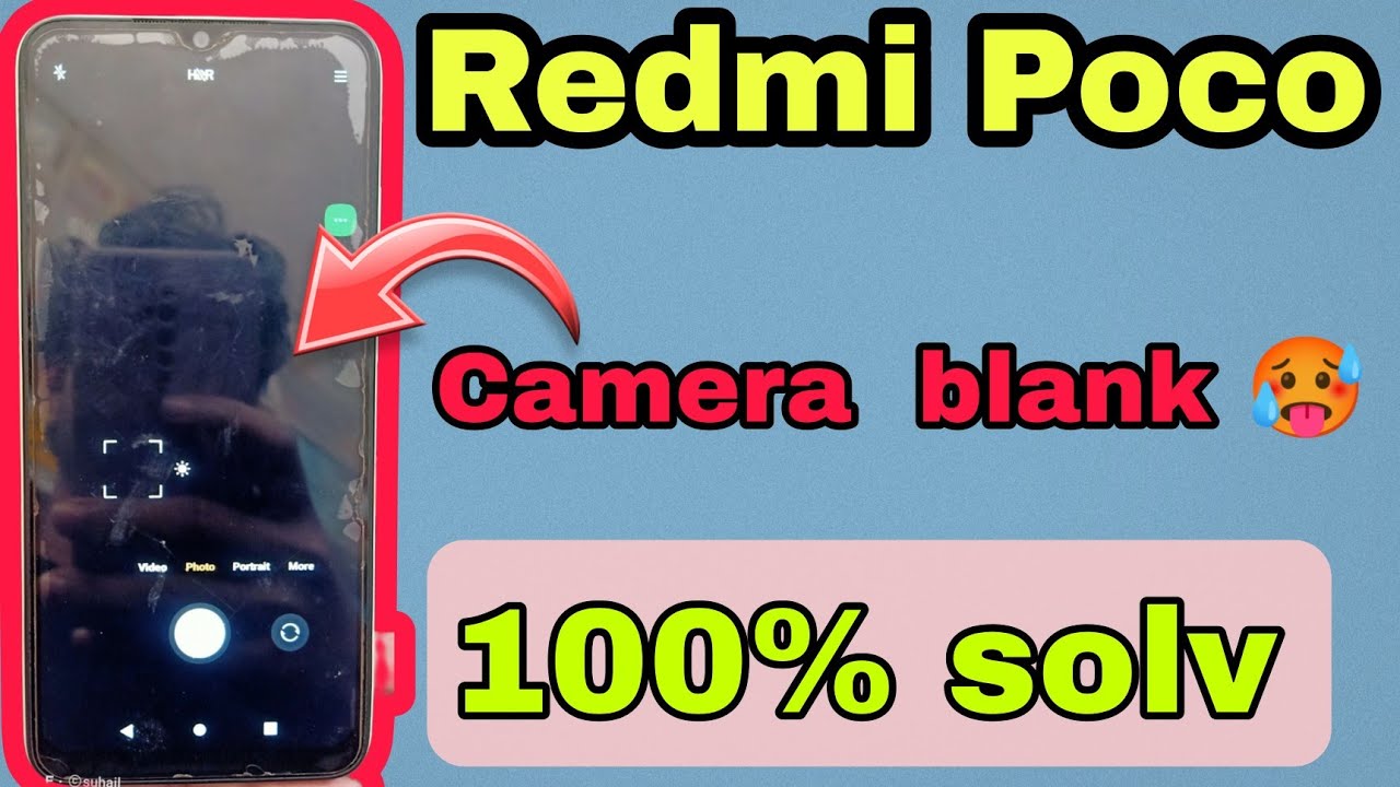 poco phone  camera blank problem || Redmi phone camera blank problem || poco c50 camera blank