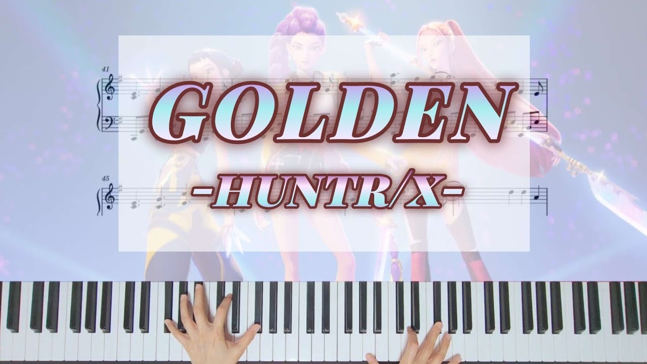 Golden _ 헌트릭스 | 중급/초급 피아노 🎹