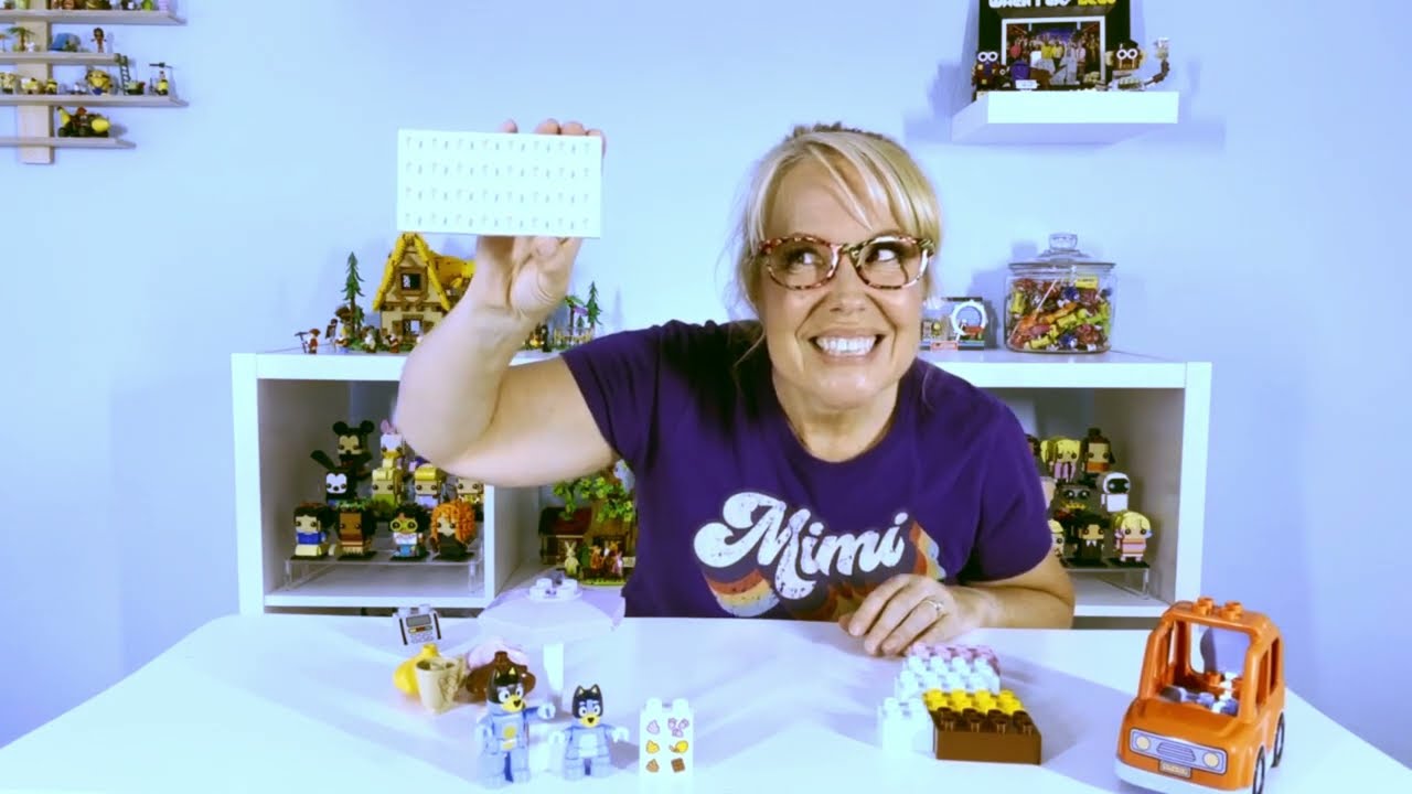 Build and Learn with Mimi: LEGO Duplo Ice Cream Trip with Bluey