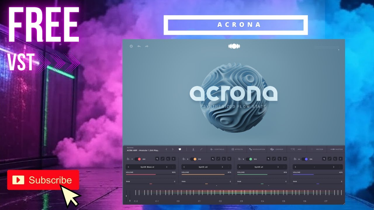 Free VST Soundbox instrument🎹💥Acrona by Lex Carter