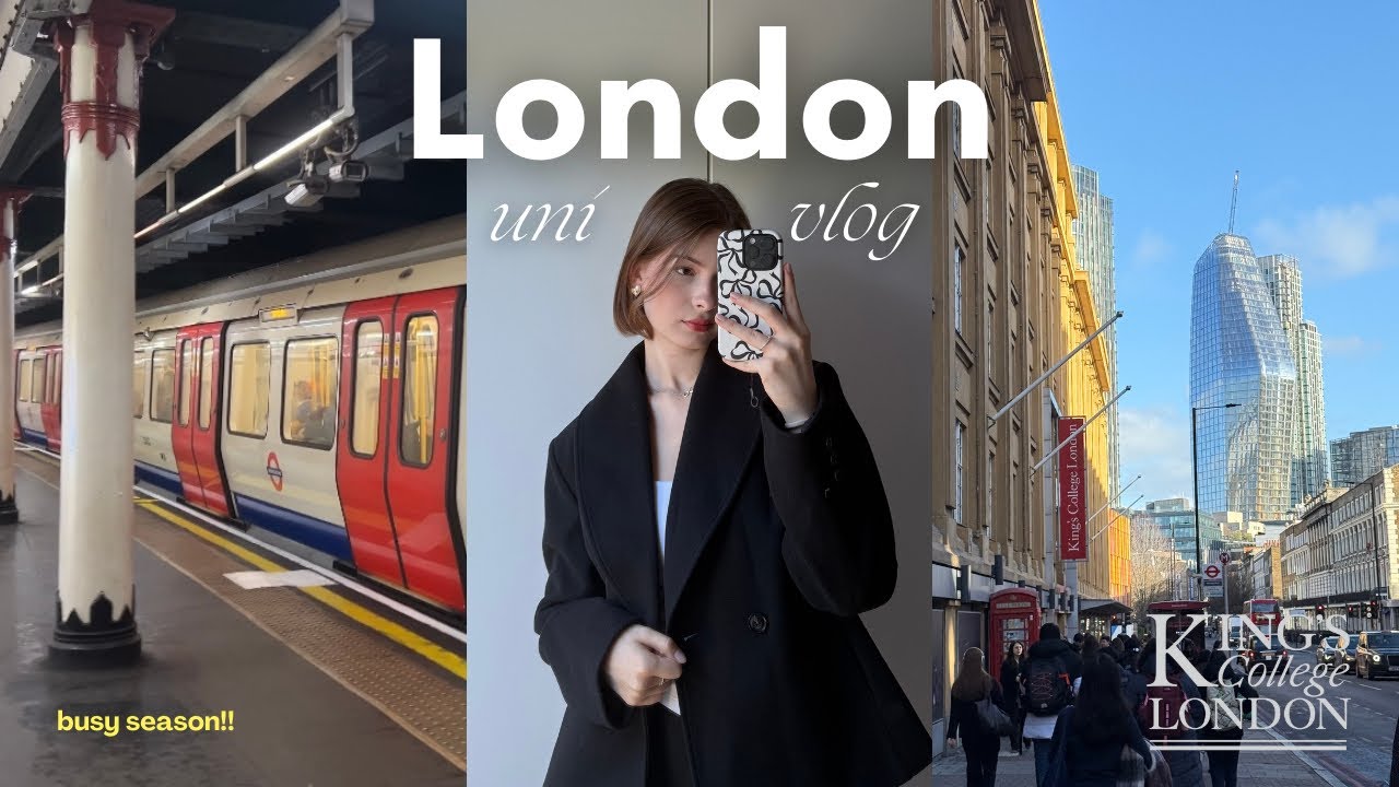 productive university day vlog 🖇️📍realistic study routine & calm london aesthetic