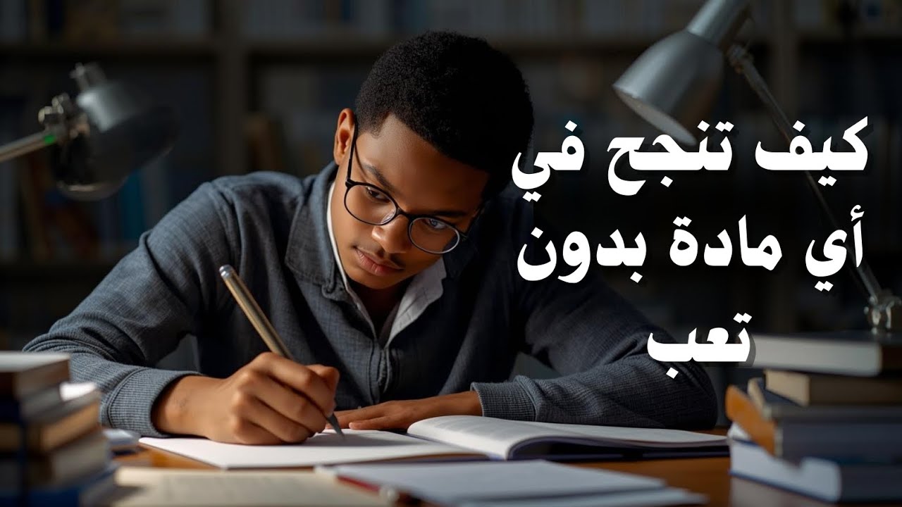 كيف تذاكر أي مادة وتنجح فيها من أول مرة بسهولة! 🔥