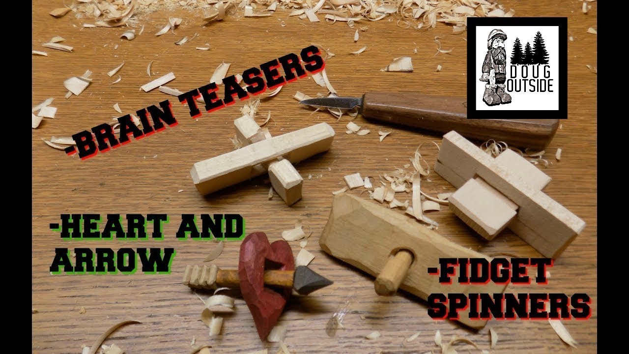 Woodcarving How To: Carve a 2 Piece Mystery Locking Puzzle
