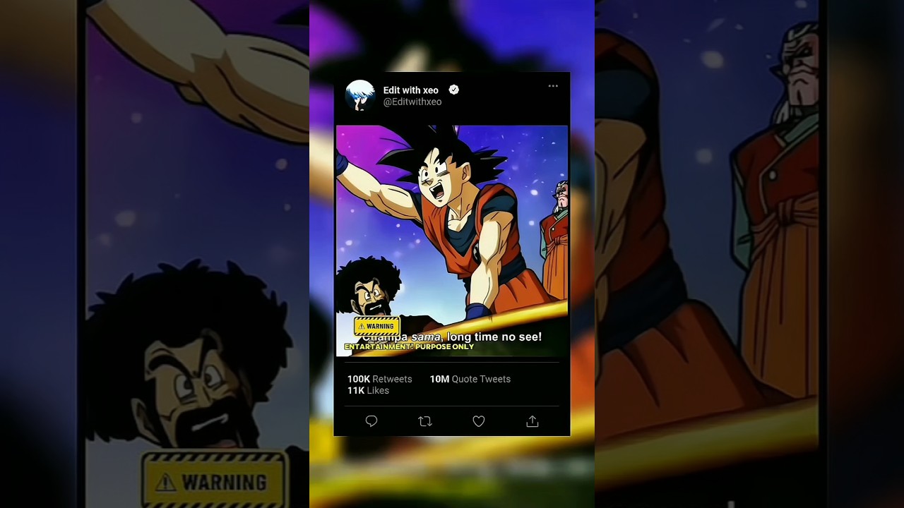 beerus throws Goku far away 