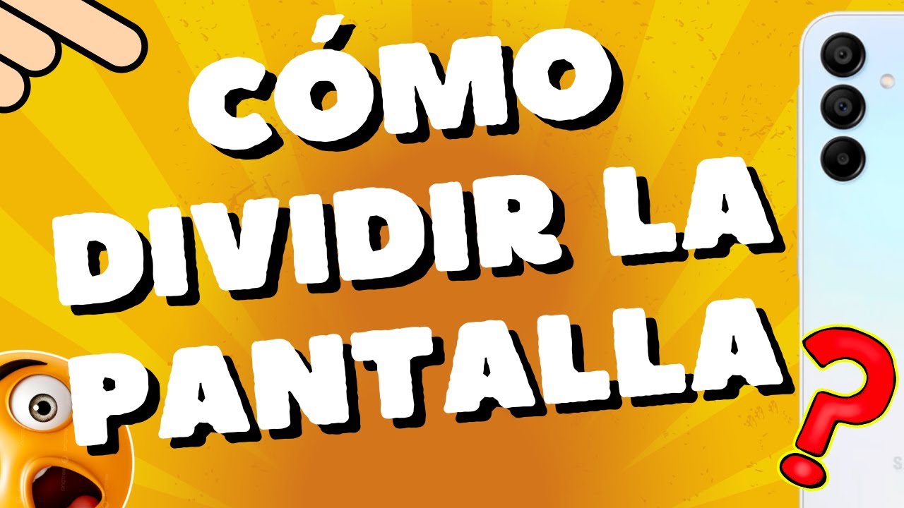 C&oacute;mo dividir la pantalla de mi celular Samsung Galaxy A14 A15 Abrir 2 Aplicaciones