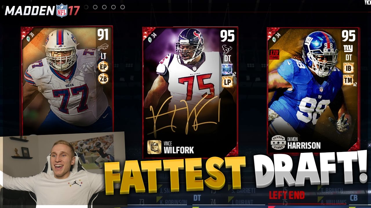 THE FATTEST DRAFT! MADDEN 17 DRAFT CHAMPIONS