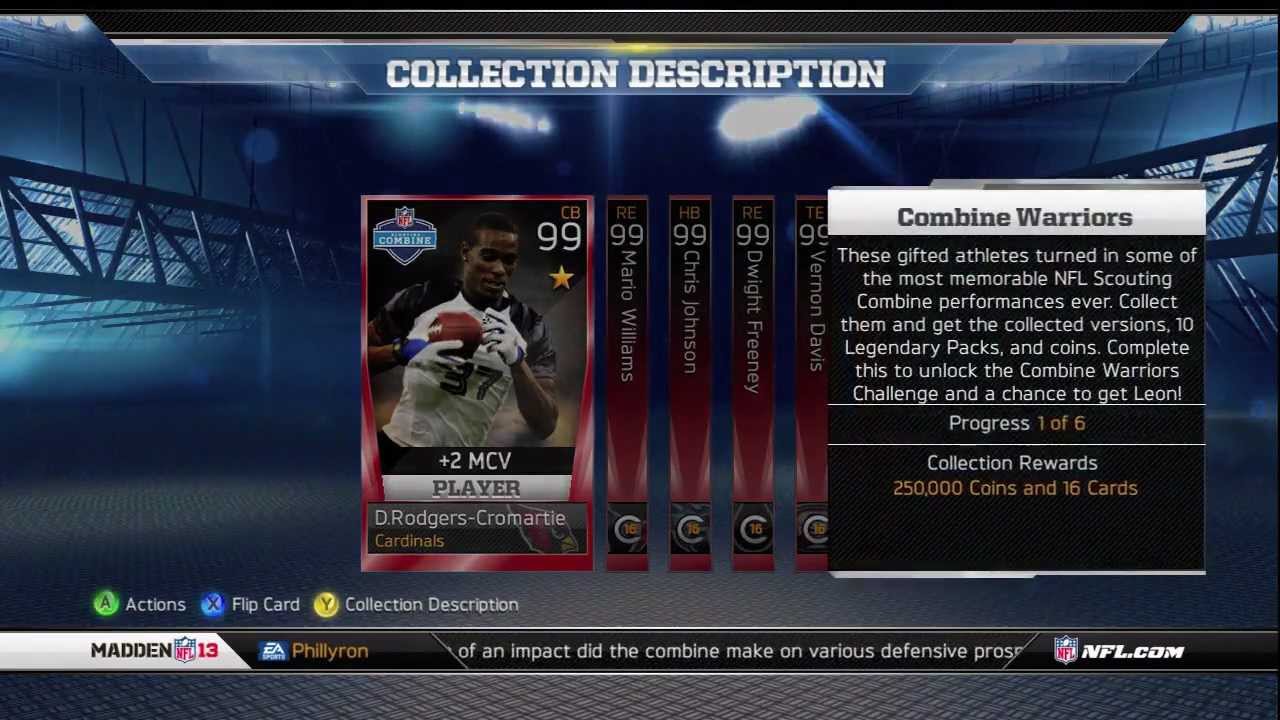 PhillyRon Presents: MUT 13 Combine Warriors Collection