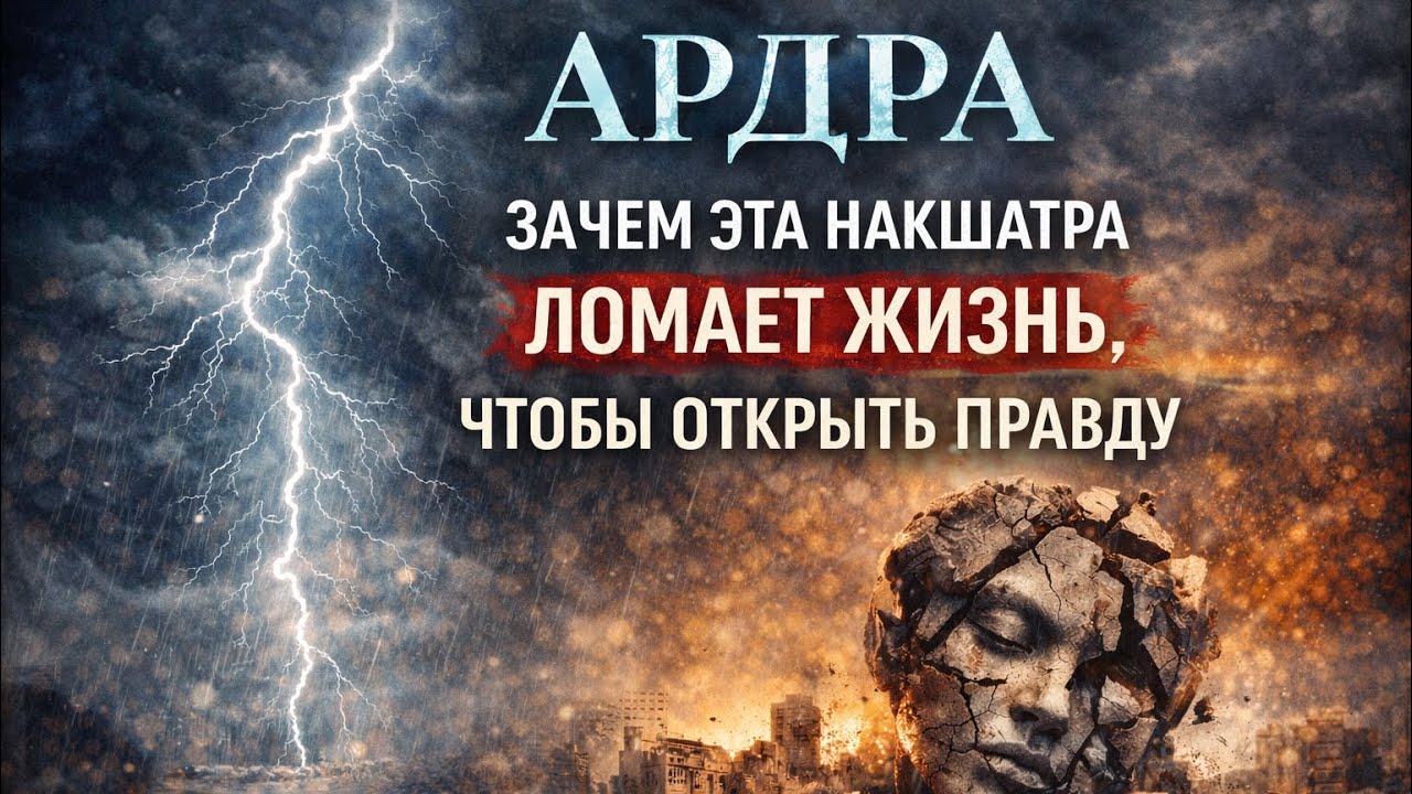 Ардра: накшатра, которая ломает жизнь, чтобы открыть правду