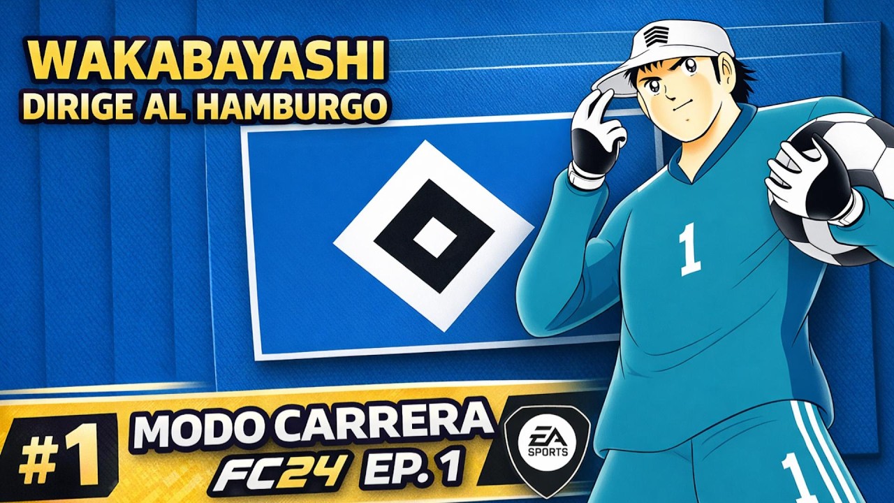 WAKABAYASHI DIRIGE AL HAMBURGO | MODO CARRERA FC24 EP. 1