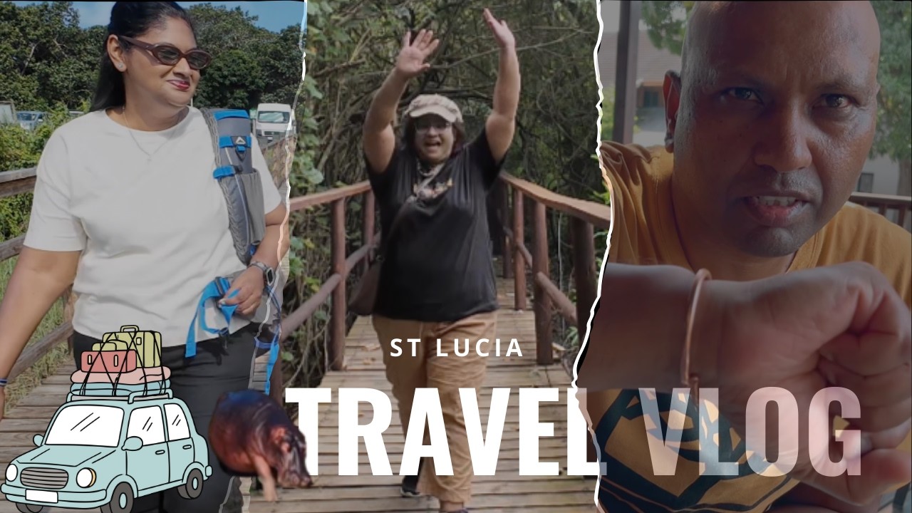 Back in St Lucia || First impressions || Hotel room tour || Eating local foods || Hippo spotting