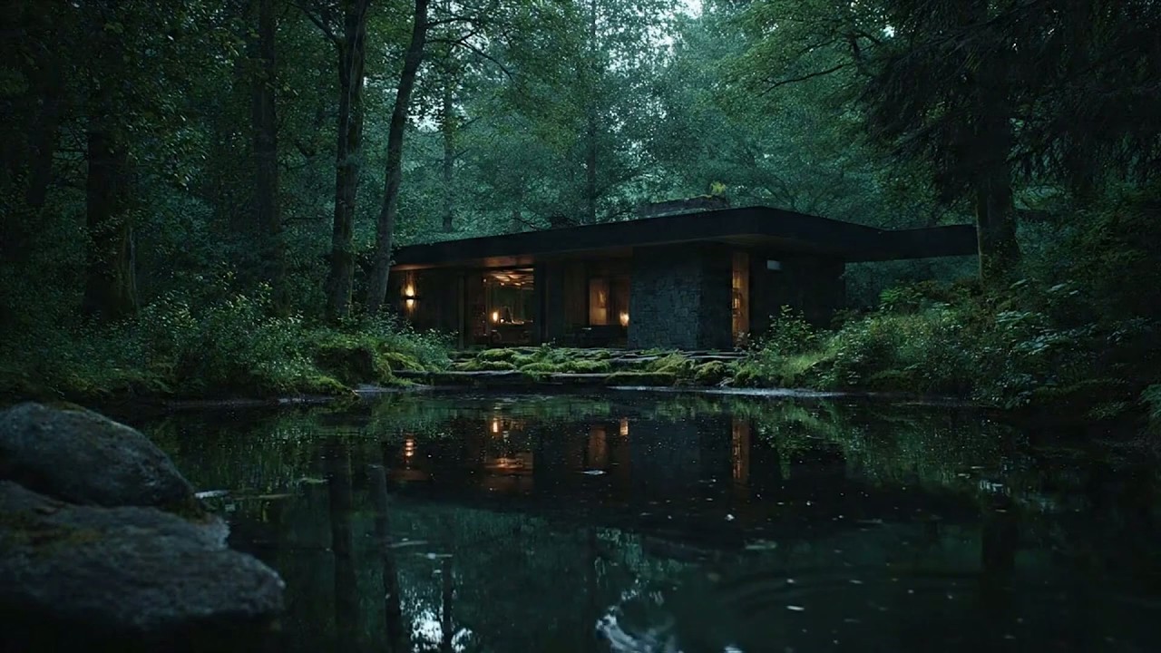 Tranquil Woodland Sanctuary 🌲 Peaceful Piano Music for Sleep (1 Hour)