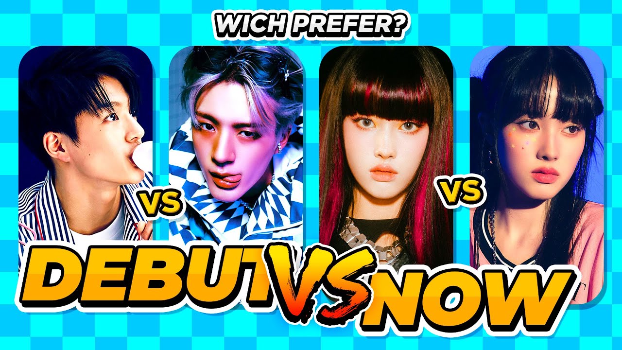 DEBUT VS LAST COMEBACK BY EACH KPOP GROUP (MV Version) | which prefer?