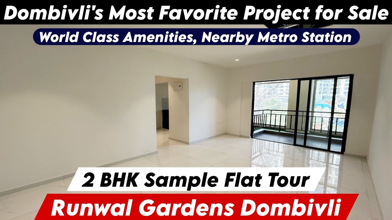 Runwal Garden City Dombivli | 2 BHK Sample Flat | Best Price Offer, Site Visit, Brochure 📞8800678921