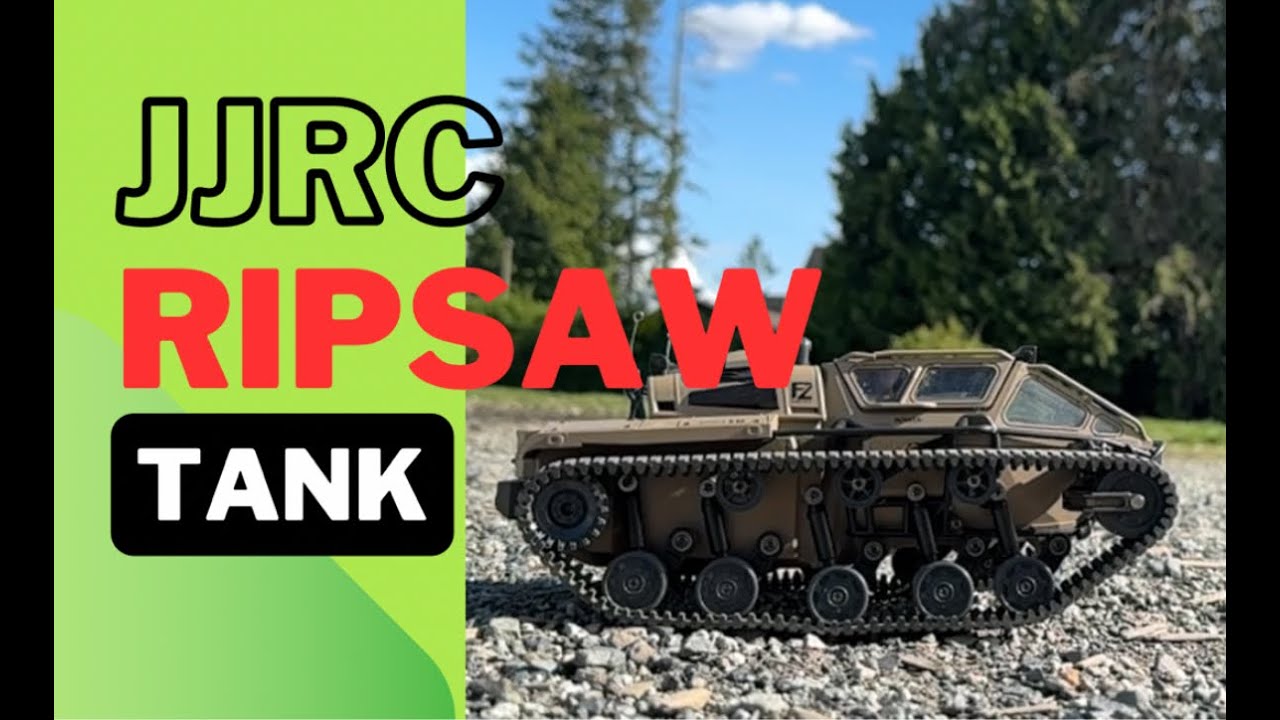 The lighter side of RC, JJRC Ripsaw tank