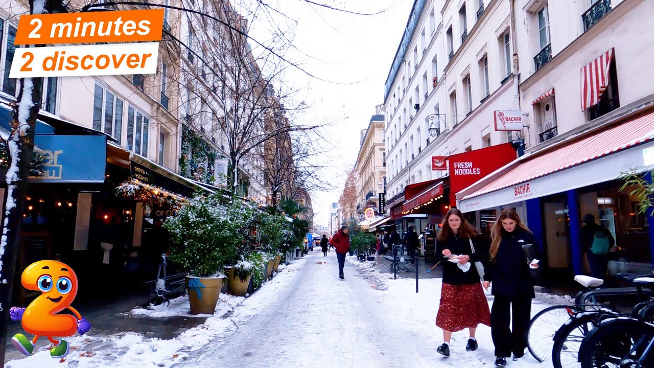 2 minutes 2 discover 375: Snow‑Covered Paris ❄️