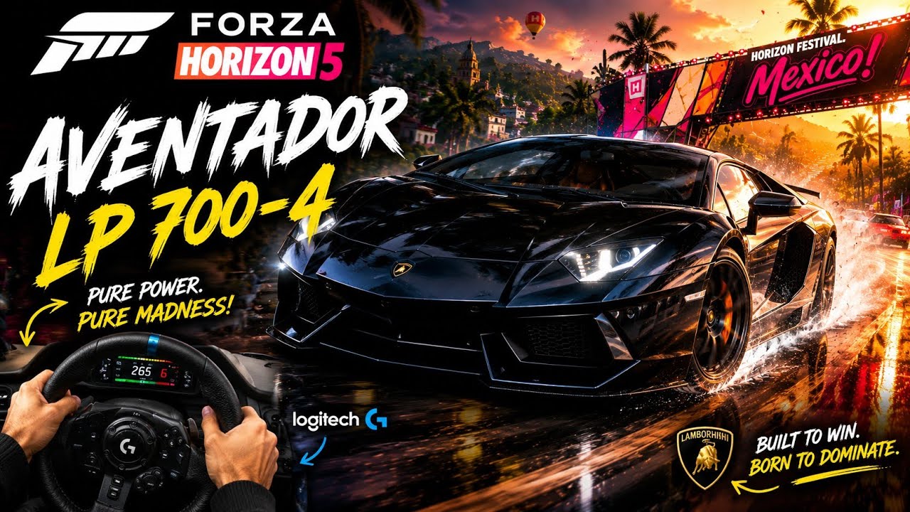  Lamborghini Aventador FH5 |#forzahorizon5#gameplay  