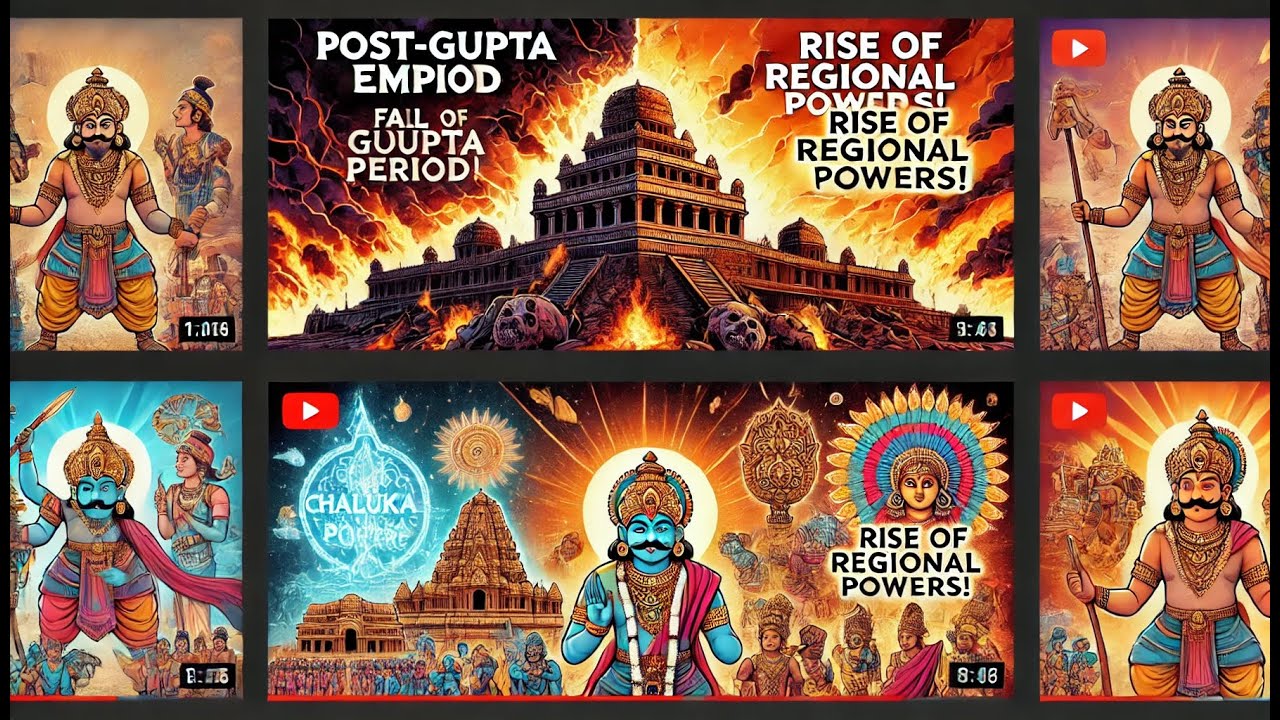 Rise of Regional Powers  Post Gupta India #ancientindia