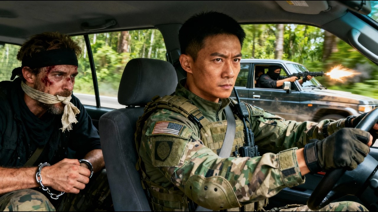 【Chinese Drama】恐怖分子竟半路伏擊劫囚救老大！殊不知特種兵王早已識破，直接一槍制服！#drama #反转 #逆袭