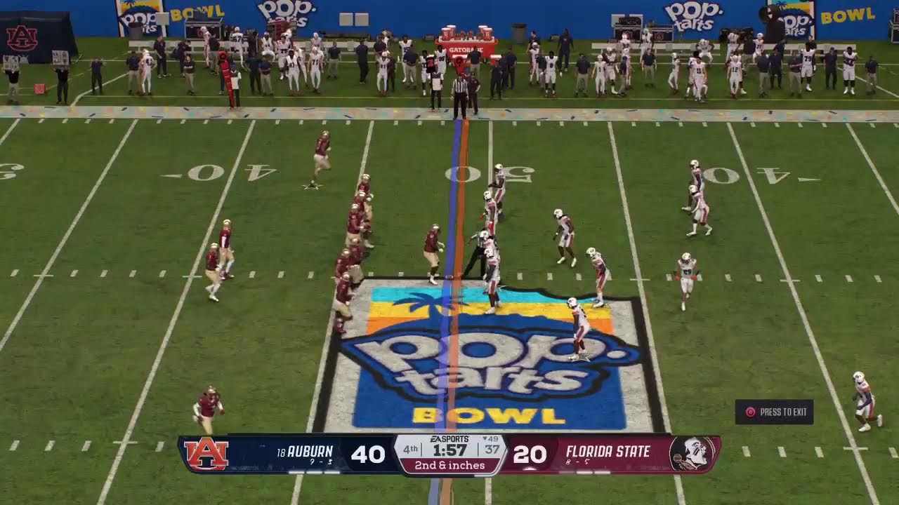 NCFB S5 Bowl Games: #18 Auburn @ FSU