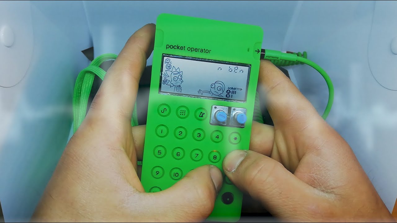 MASTERVEGE - HUMAN MUSIC TECHNO - POCKET OPERATOR 137 RICK&MORTY (teenage engineering)