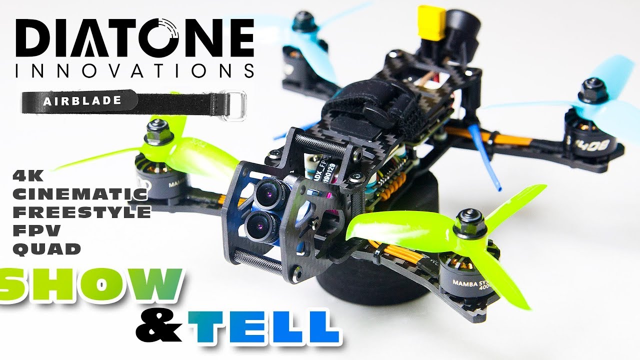 Diatone + Airblade UAV Intrepid v2 + Caddx Tarsier 4K :O - FIRST LOOK