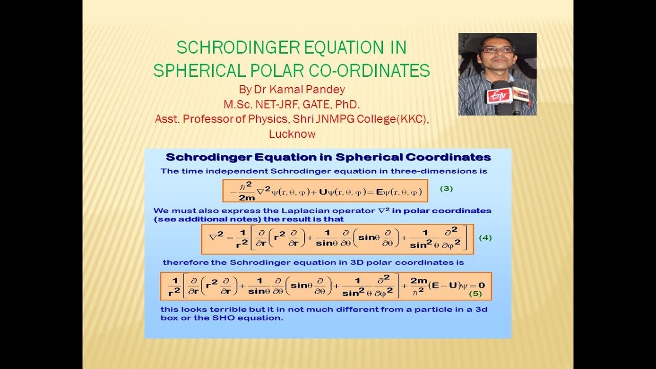 Quantum theory of hydrogen atom :Lecture 7A