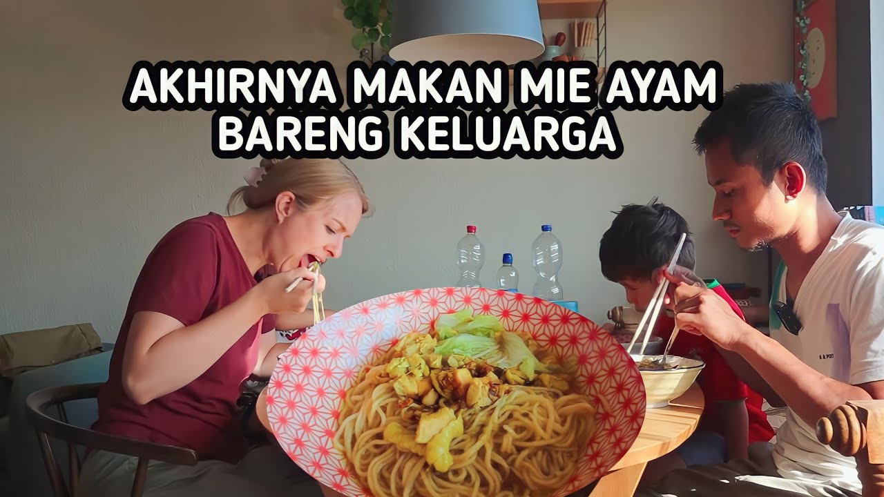 MASAKIN KELUARGA MIE AYAM BUATAN SENDIRI