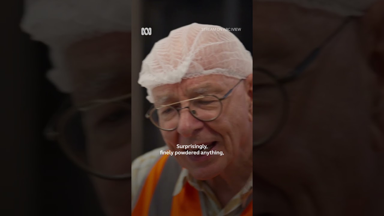 Dr Karl's Explosive Discovery About Ginger Dust! #Shorts