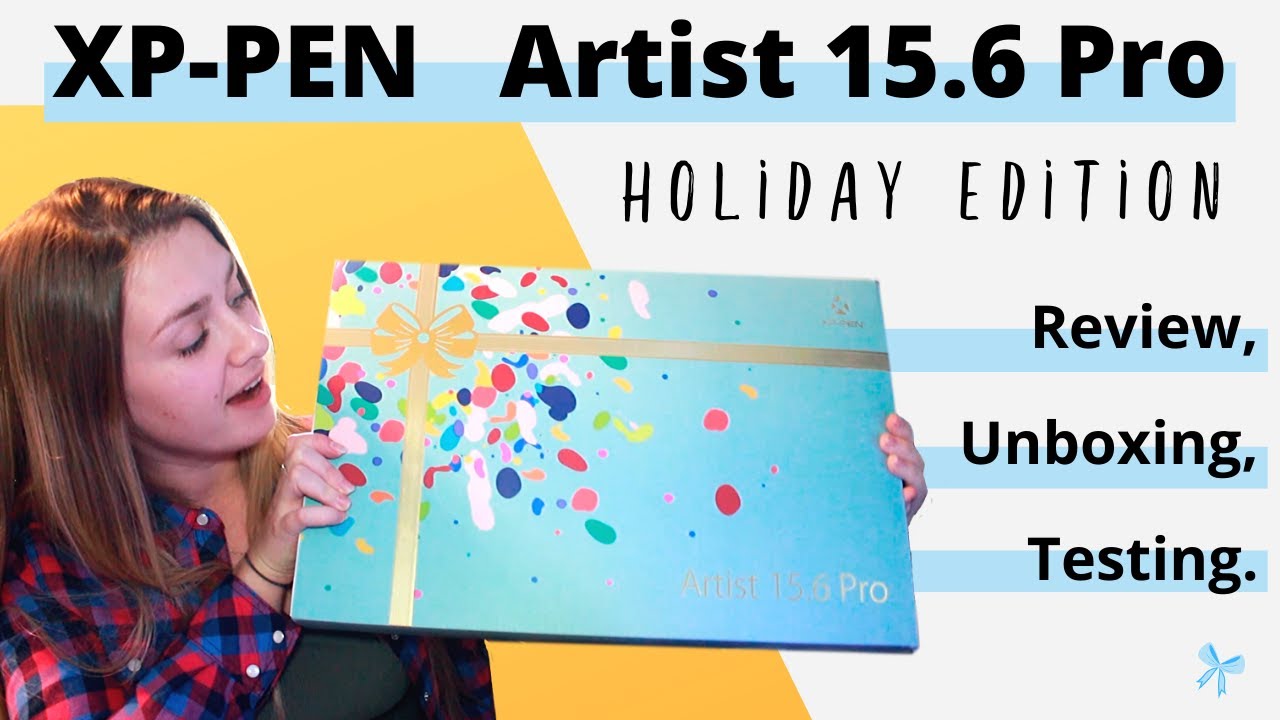 XP Pen Artist 15.6 Pro Review & Unboxing // HOLIDAY EDITION // Is It Worth It?