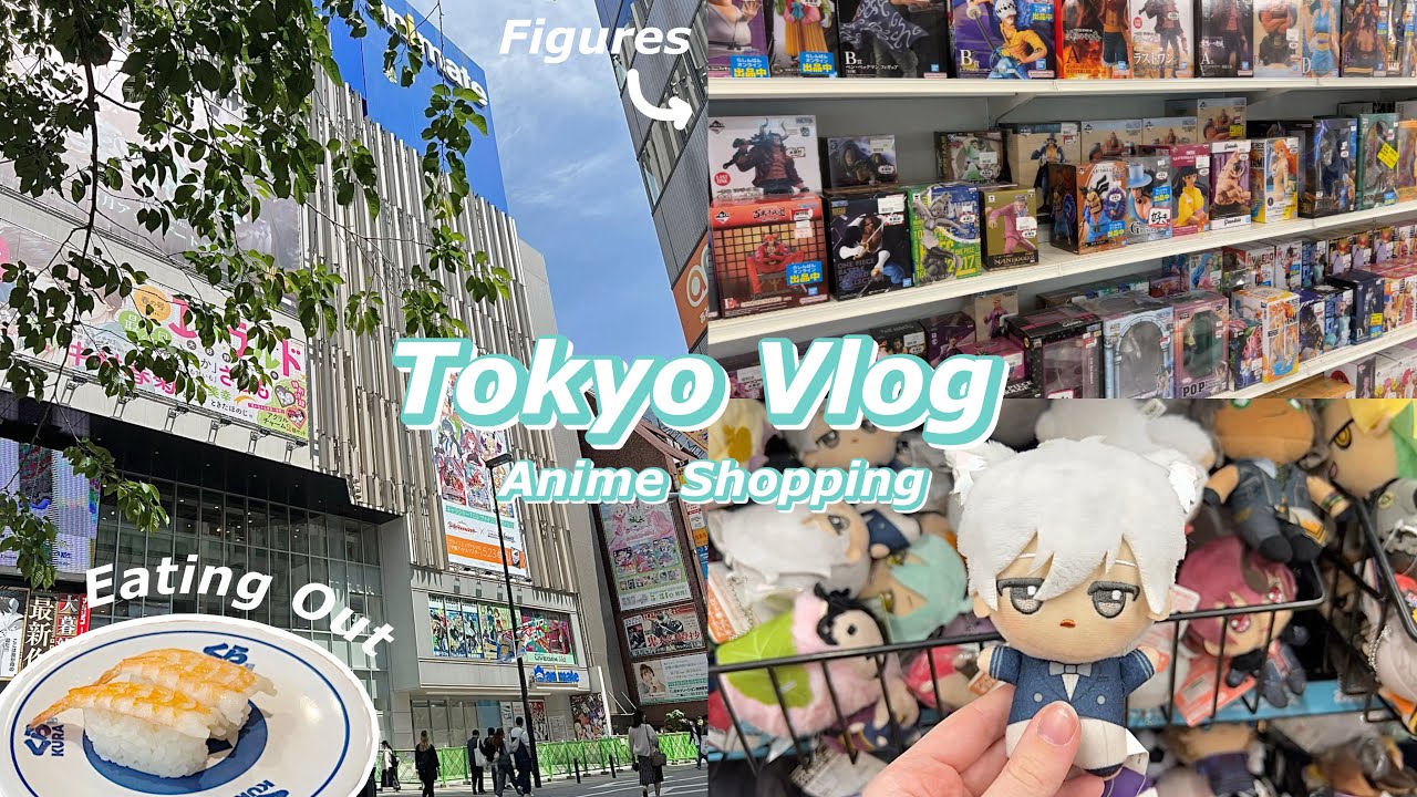Видеоблог Tokyo Vlog 🇯🇵 Аниме: шопинг, рестораны и многое другое 🫧
