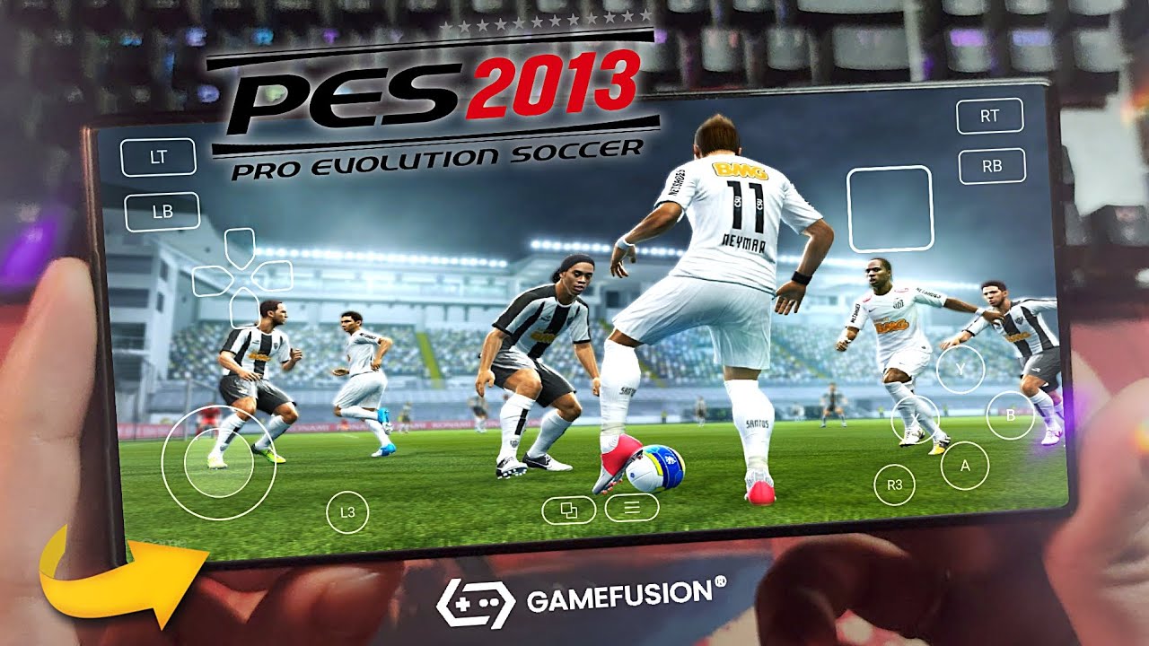 O INCRÍVEL PES 2013 COMPLETO De PC Oficial Rodando NO CELULAR (Gamefusion) OFFLINE ▶ Guia