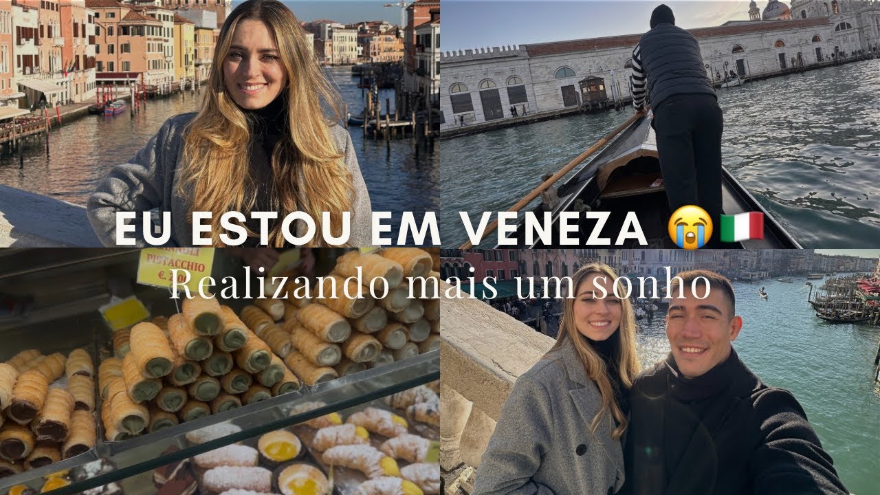 EU NUNCA ACHEI QUE ESTARIA AQUI… realizando meu sonho em Veneza 🇮🇹✨