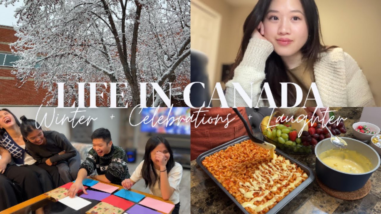 Slow Living in Canada | Witnessed an Aurora, Winter, Celebrations, & Laughter 🤍❄️