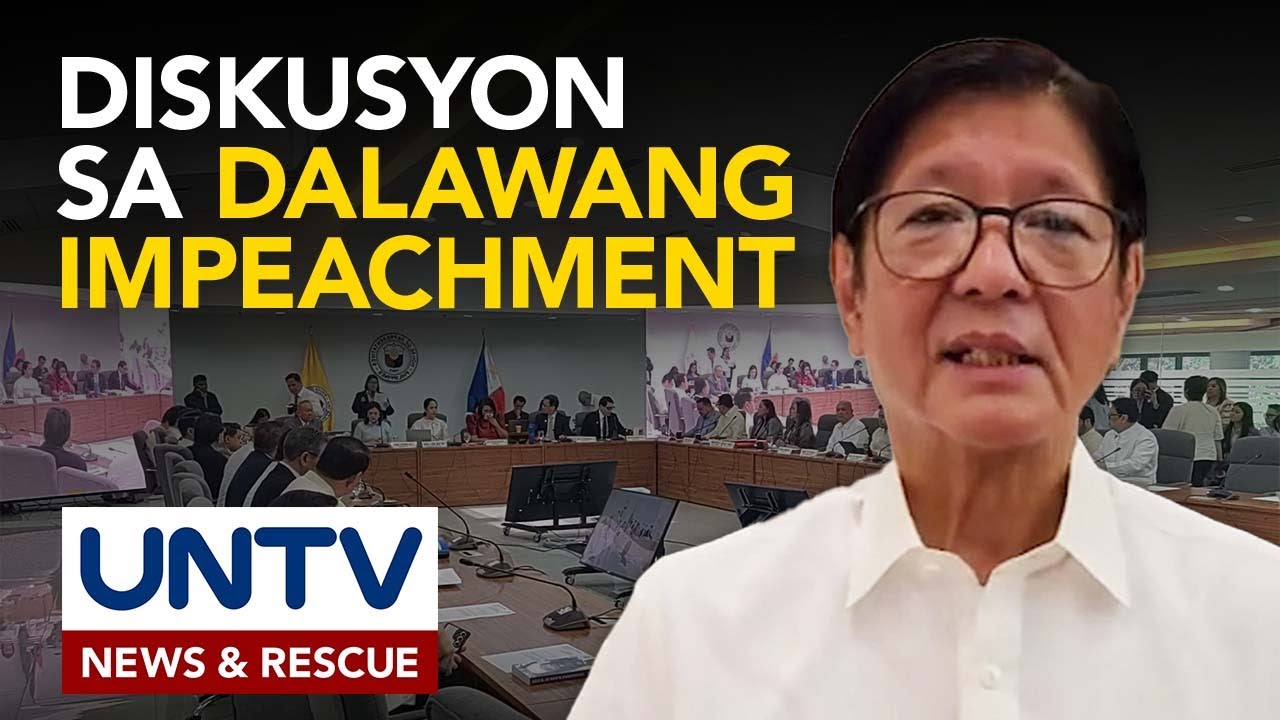 Consolidation ng dalawang impeachment vs PBBM, inumpisahan nang pag-usapan