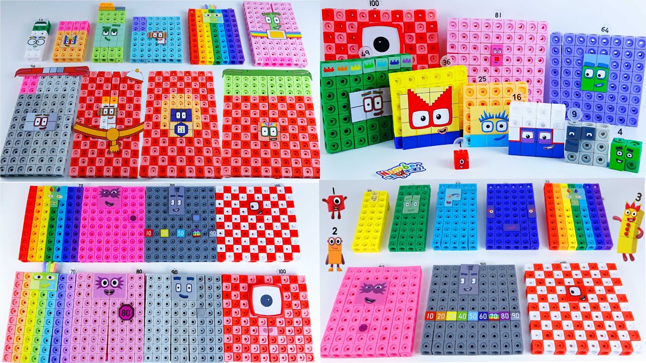 Numberblocks Compilation Building All Numbers 1 to 140! Learn & Play Together Colorful Math for Kids