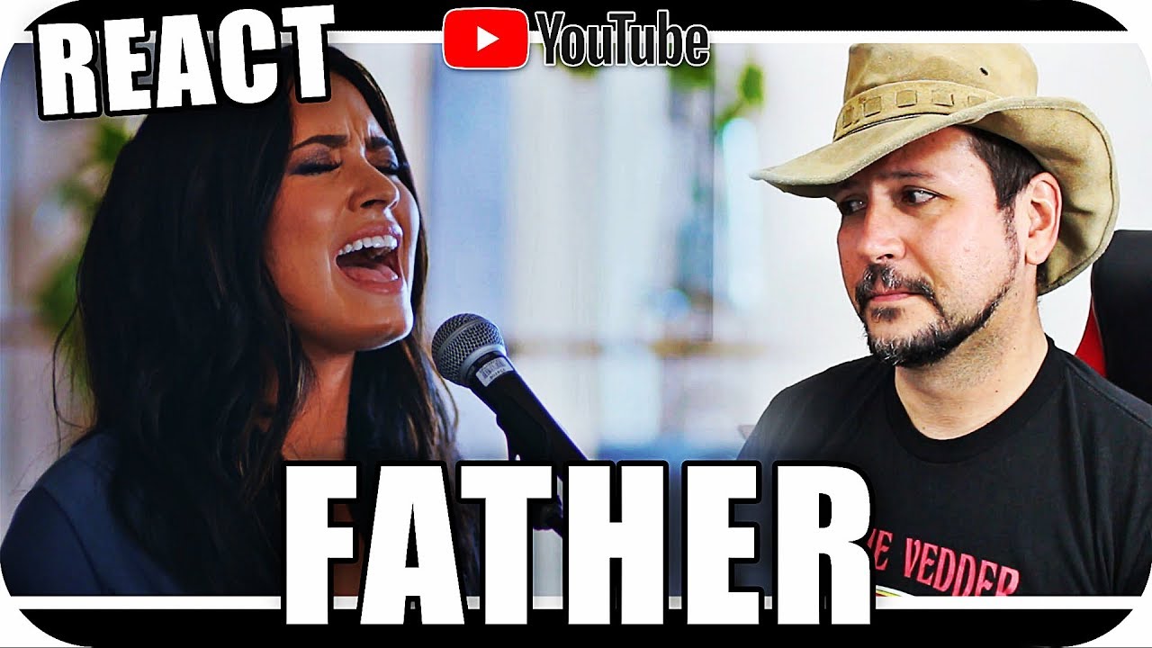 DEMI LOVATO - FATHER - Marcio Guerra Canto Reagindo Live Music React Reação