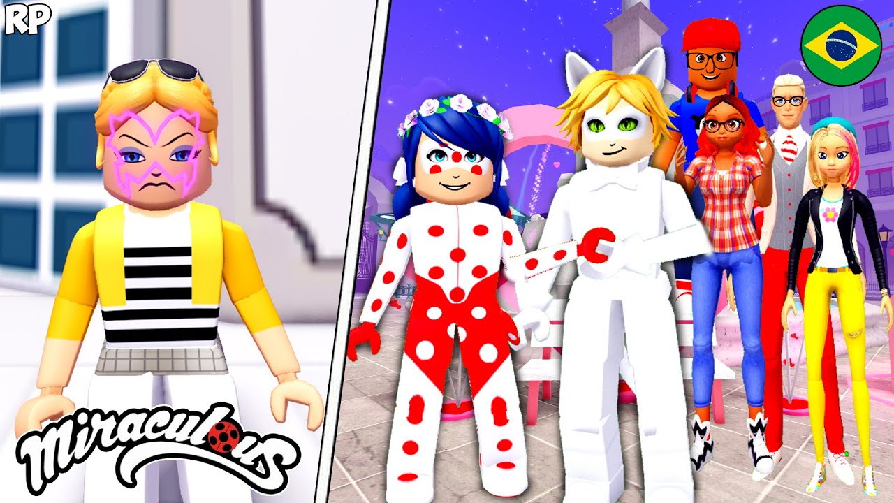 O CASAMENTO DE LADY BUG E CAT NOIR NO MIRACULOUS RP - MIRACULOUS ROBLOX! Português BRASIL