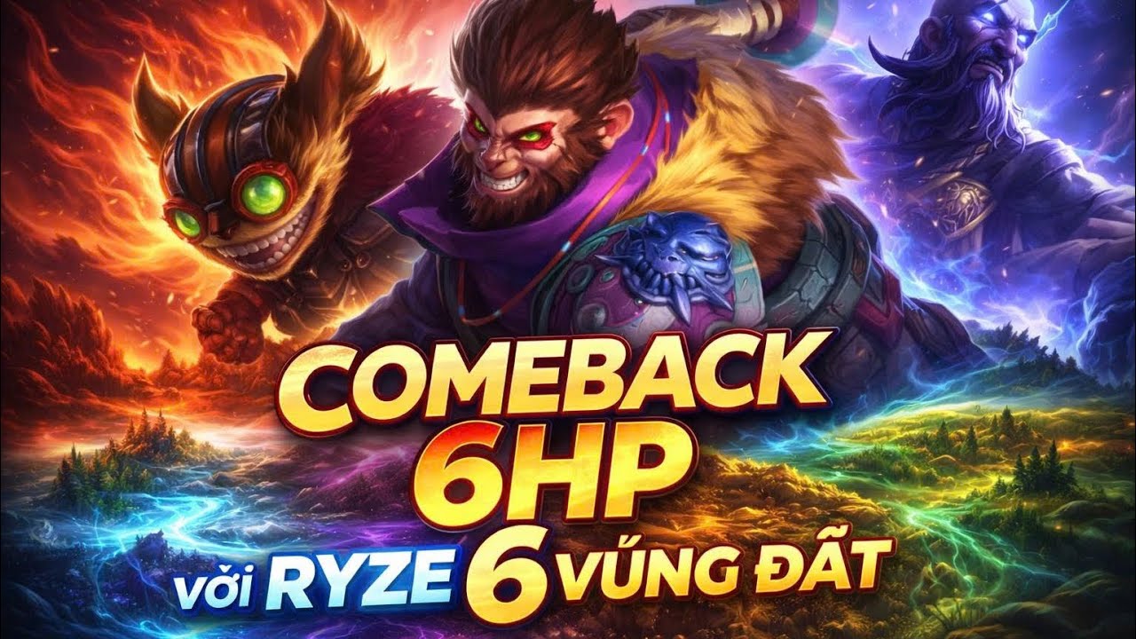 Đội hình ryze mạnh nhất meta TFT mùa 16 | TFT #27