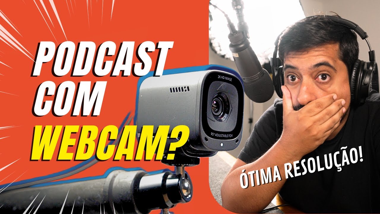 FA&Ccedil;A SEU PODCAST COM ESSA WEBCAM BARATA EM 2023 | ANKER C200