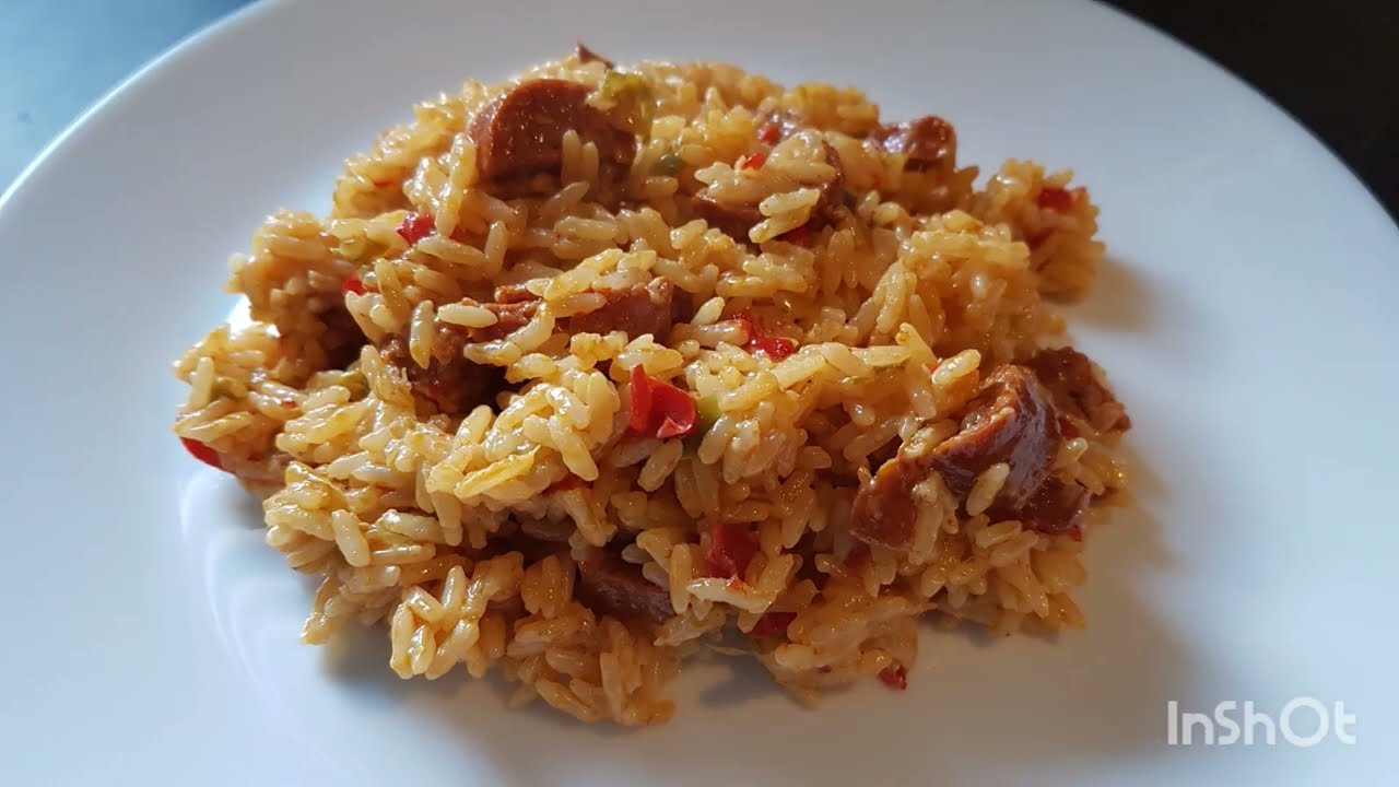 Riz au chorizo et poivrons au cookeo#rapide#facile