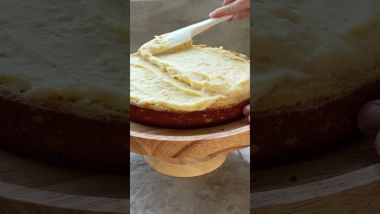 Orange Cream Cake with Orange Frosting