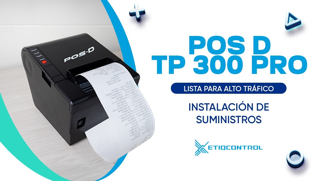 POS D TP 300 PRO | Tutorial instalación de suministros